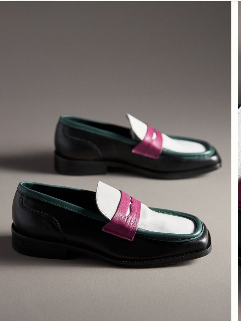 Anthropologie Maeve Square-Toe Loafers
